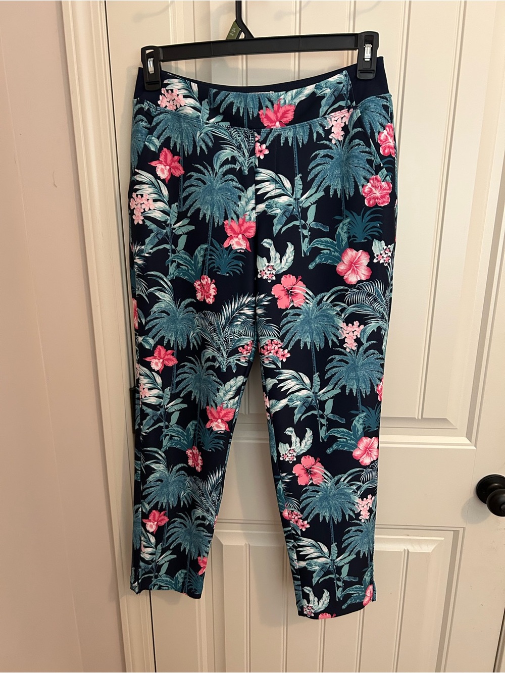 Tommy Bahama Everyday Active Tropical Floral Pants Women’s Size Small